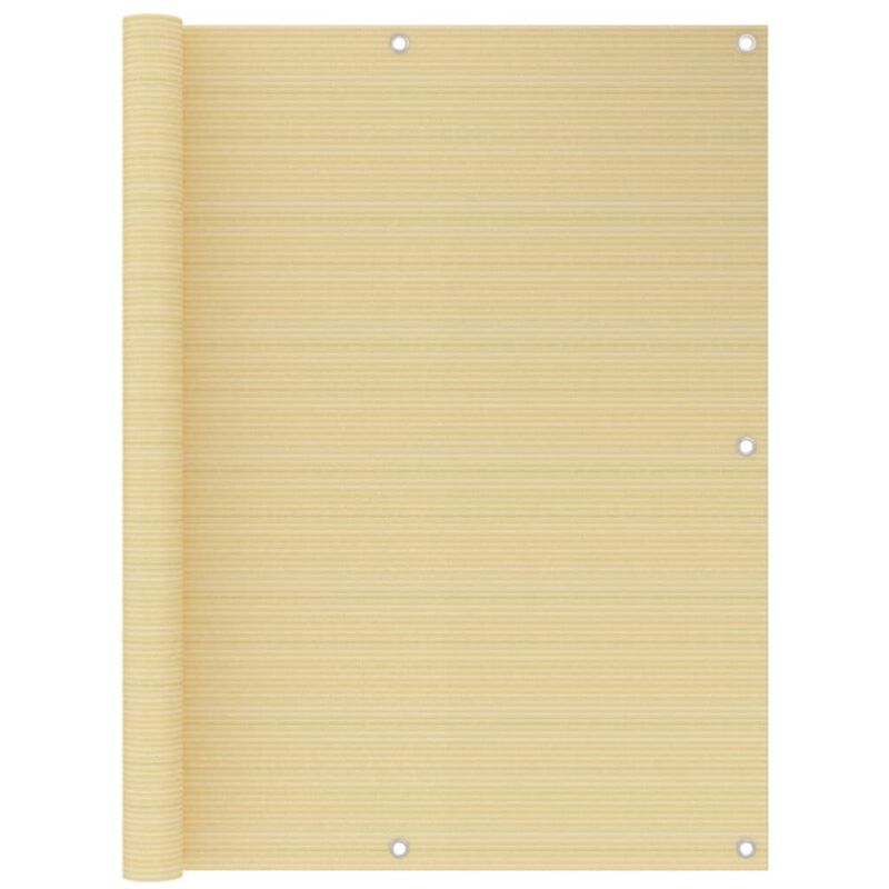 

Toldo para balcón HDPE beige 120x600 cm - Beige - Vidaxl