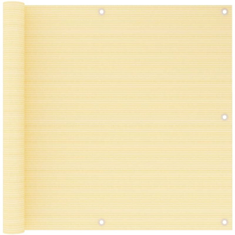 

Toldo para balcón HDPE beige 90x600 cm - Beige - Vidaxl