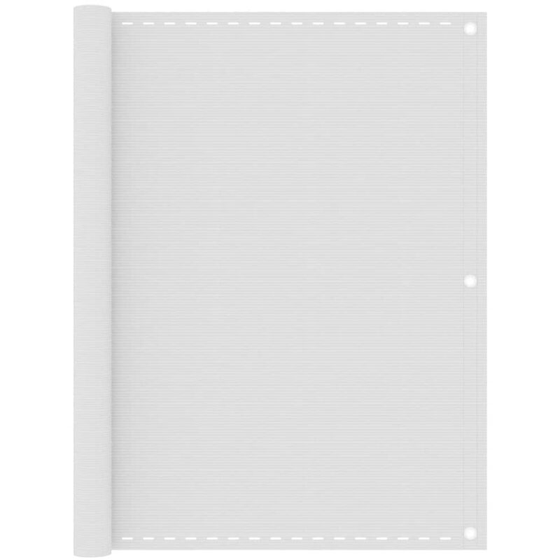 

Toldo para balcón HDPE blanco 120x500 cm - Blanco - Vidaxl