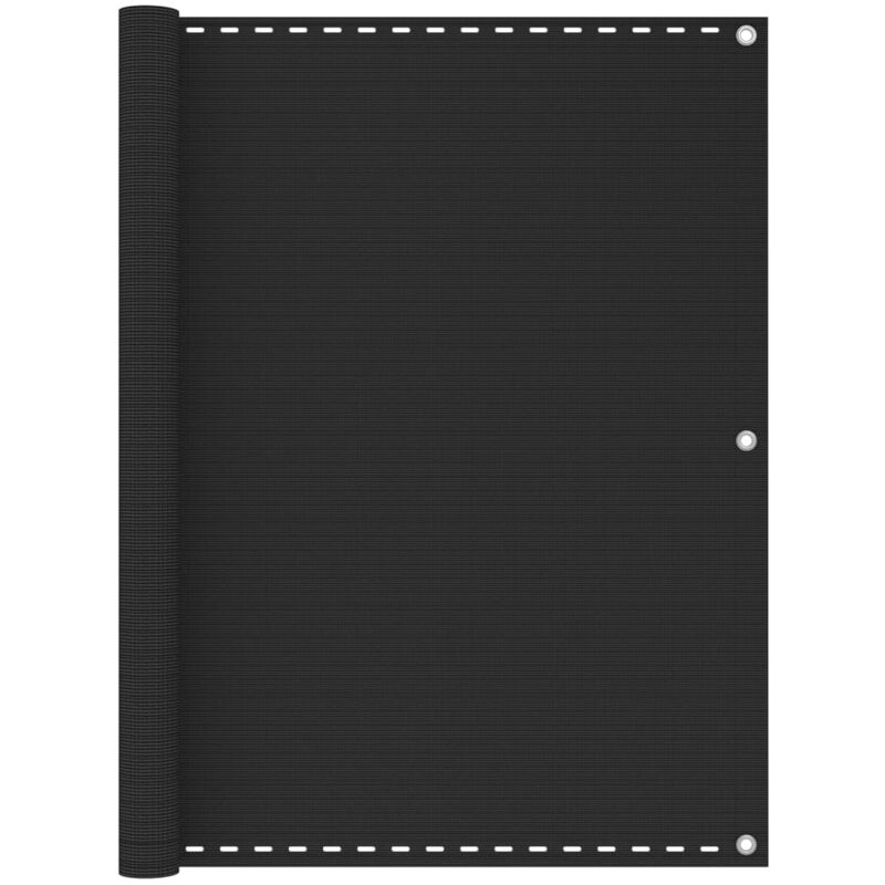 

vidaXL Toldo para balcón HDPE gris antracita 120x300 cm - Antracita
