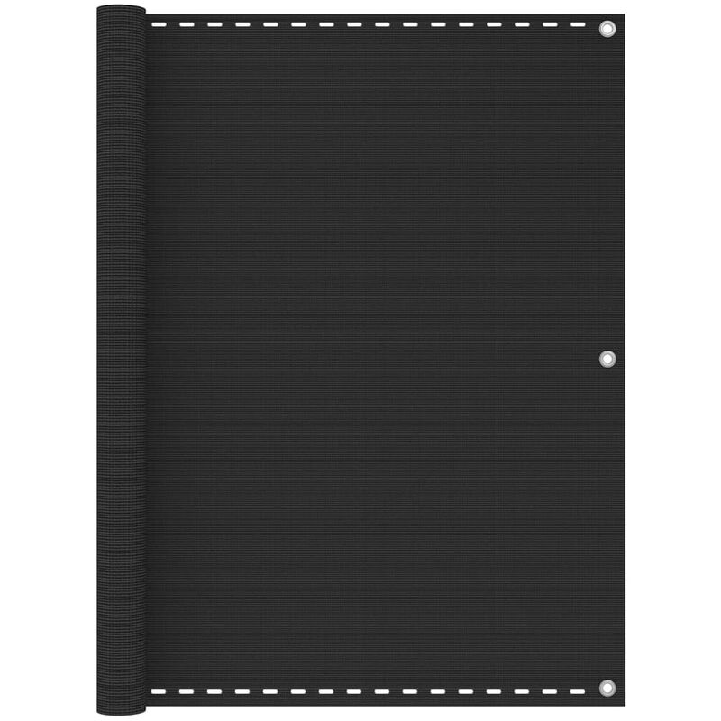 

vidaXL Toldo para balcón HDPE gris antracita 120x600 cm - Antracita