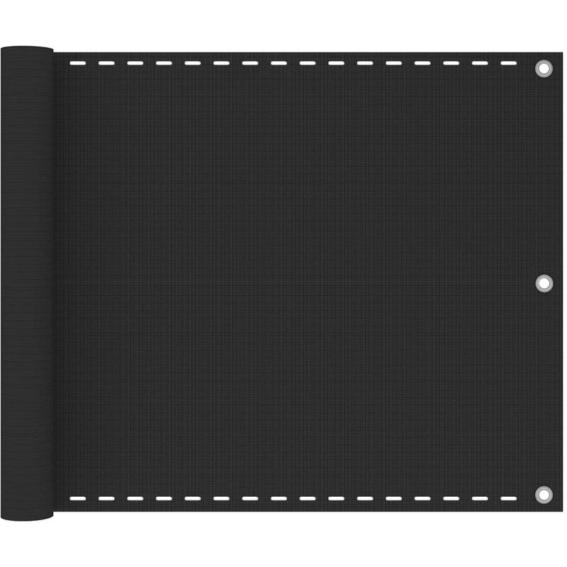 

vidaXL Toldo para balcón HDPE gris antracita 75x300 cm - Antracita