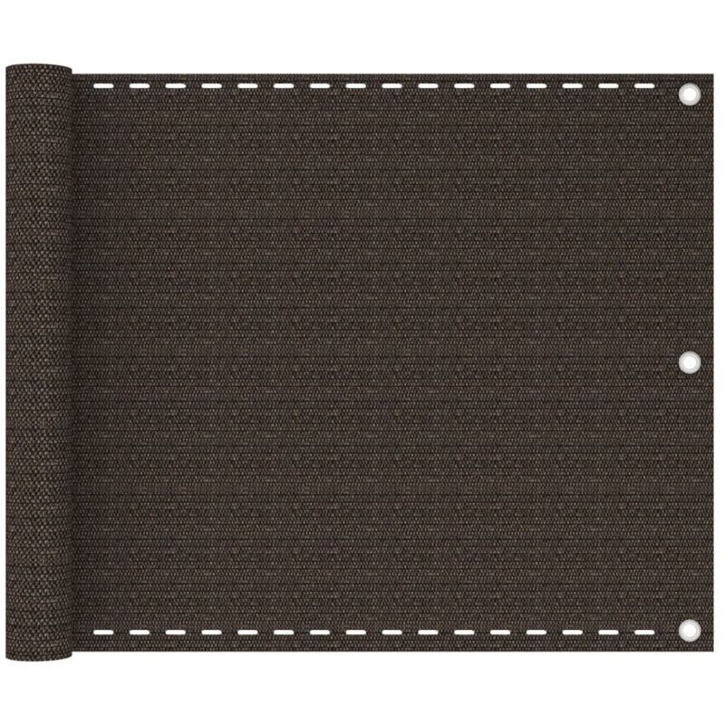 

Toldo para balcón HDPE marrón 75x400 cm - Marrón - Vidaxl