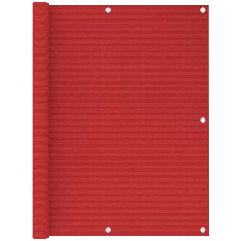 

vidaXL Toldo para balcón HDPE rojo 120x300 cm - Rojo