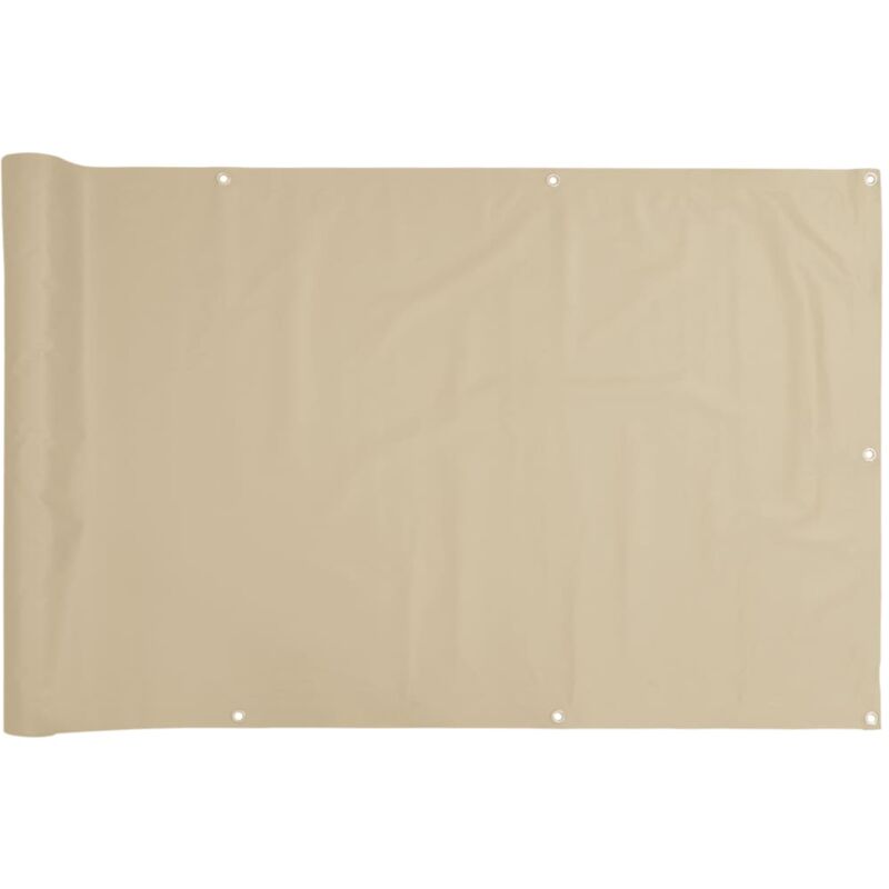 

vidaXL Toldo para Balcón Tela Oxford 75x400 cm Beige - Beige