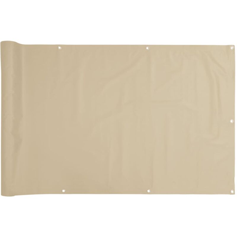 

Toldo para Balcón Tela Oxford 75x600 cm Beige - Beige - Vidaxl