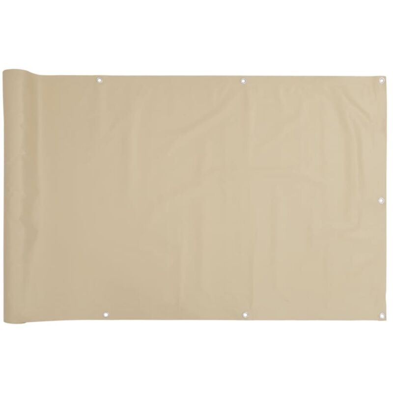 

vidaXL Toldo para Balcón Tela Oxford 90x400 cm Beige - Beige