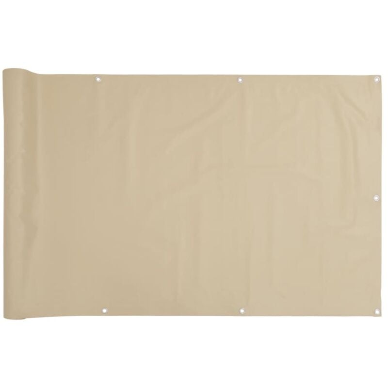 

vidaXL Toldo para Balcón Tela Oxford 90x600 cm Beige - Beige