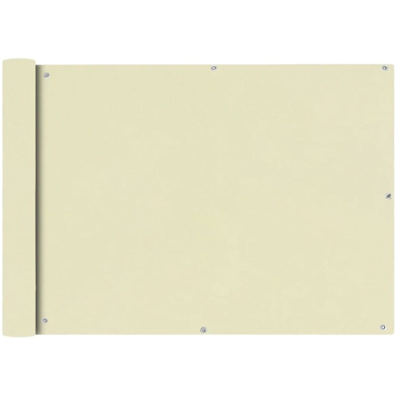 

vidaXL Toldo para Balcón Tela Oxford 75x400 cm Crema - Crema