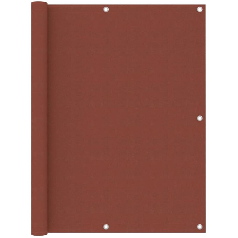 

vidaXL Toldo para balcón de tela oxford terracota 120x300 cm - Marrón