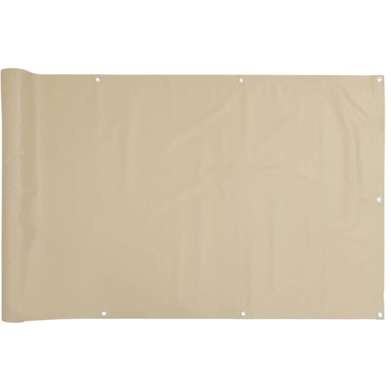 

vidaXL Toldo para balcón tela oxford beige 75x300 cm - Beige