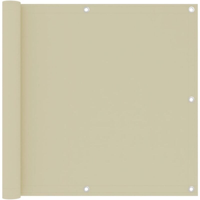 

vidaXL Toldo para balcón tela oxford crema 90x300 cm - Crema