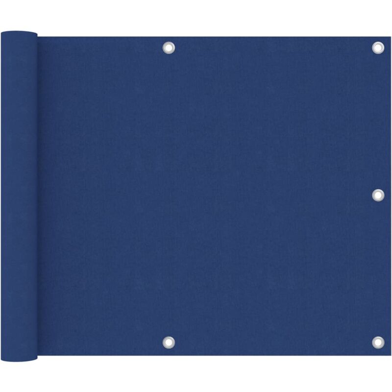 

vidaXL Toldo para balcón tela oxford azul 75x500 cm - Azul