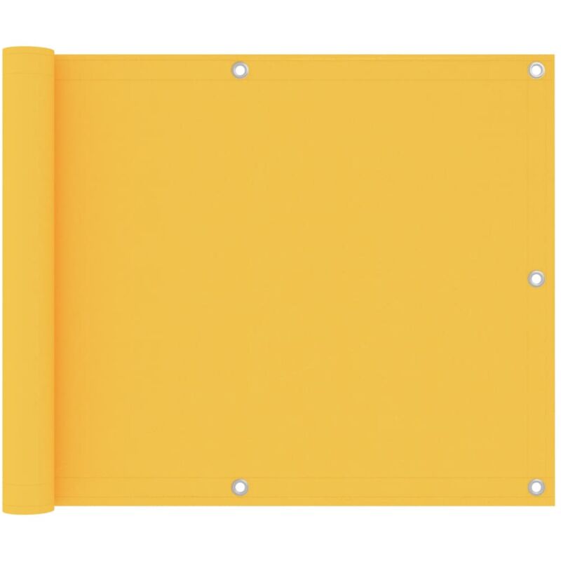 

Toldo para balcón tela oxford amarillo 75x600 cm - Amarillo - Vidaxl