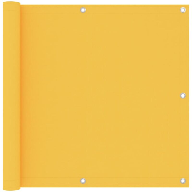 

vidaXL Toldo para balcón tela oxford amarillo 90x400 cm - Amarillo