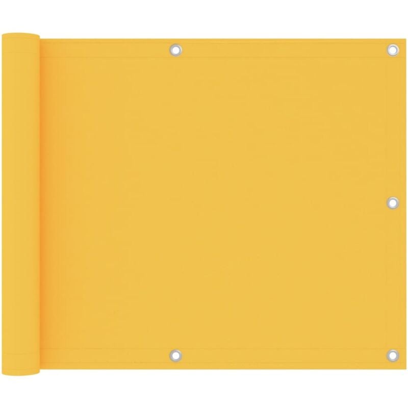 

vidaXL Toldo para balcón tela oxford amarillo 75x300 cm - Amarillo