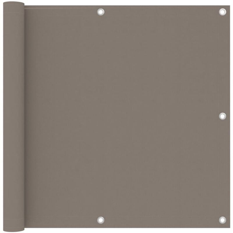 

vidaXL Toldo para balcón de tela oxford gris taupe 90x400 cm - Gris Topo