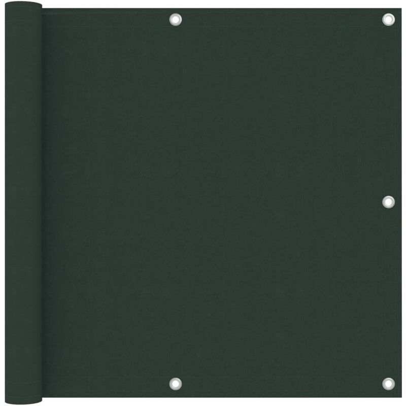 

vidaXL Toldo para balcón tela oxford verde oscuro 90x300 cm - Verde