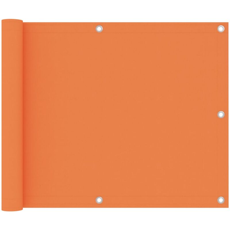 

Toldo para balcón de tela oxford naranja 75x600 cm - Naranja - Vidaxl