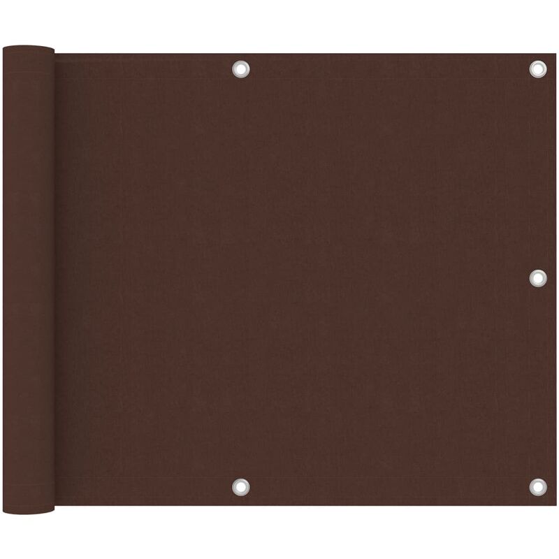 

vidaXL Toldo para balcón de tela oxford marrón 75x400 cm - Marrón