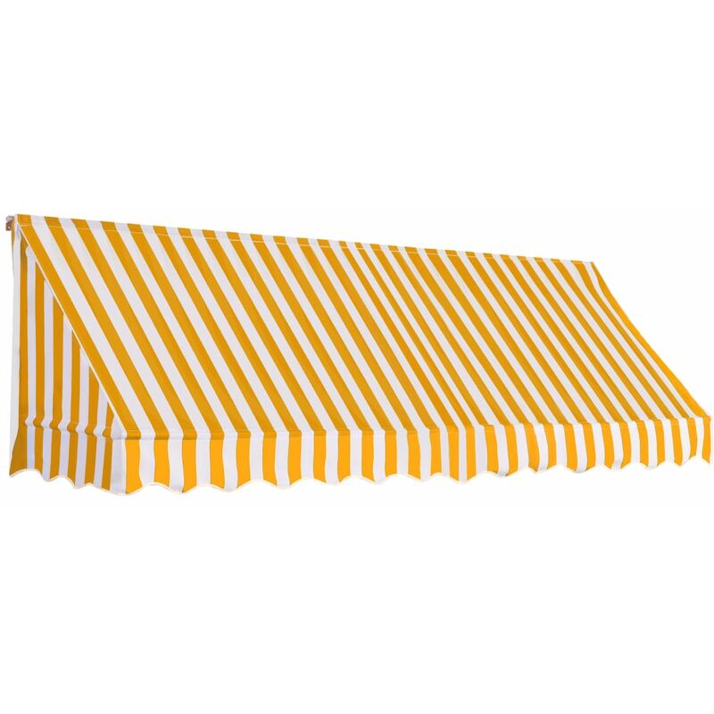 

Toldo para bar 300x120 cm naranja y blanco - Naranja - Vidaxl