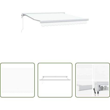vidaXL Toldo para jardín -  Toldo 300 x 250 x 165 cm Poliéster y Aluminio