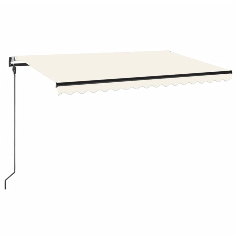 

Toldo retráctil automático color crema 450x300 cm - Crema - Vidaxl