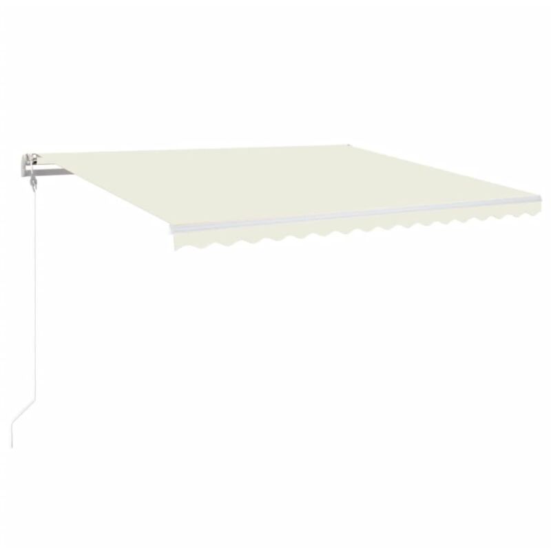 

Toldo retráctil automático crema 400x350 cm - Crema - Vidaxl