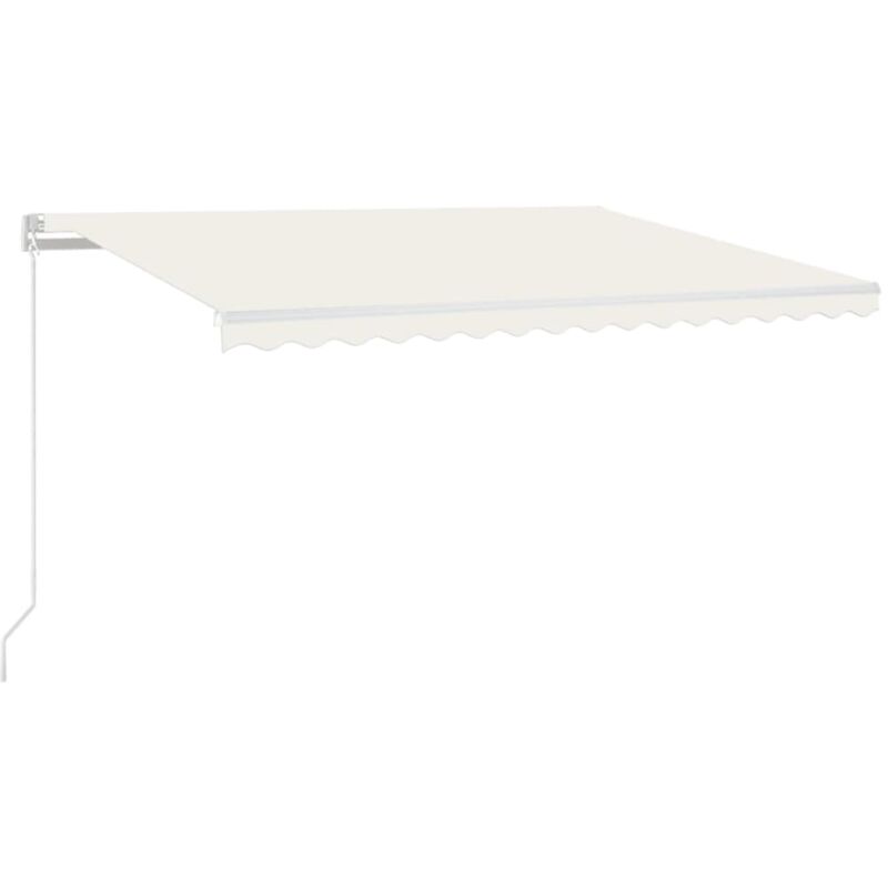 

Toldo retráctil automático crema 450x300 cm - Crema - Vidaxl