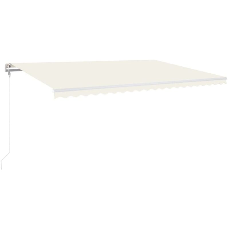 

Toldo retráctil automático crema 500x300 cm - Crema - Vidaxl