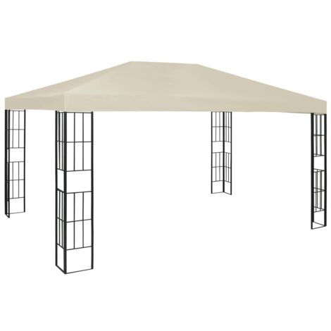 vidaXL Tonnelle 3x4 m Crème