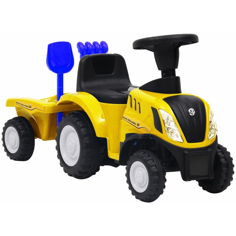 

vidaXL Tractor para niños New Holland amarillo - Amarillo