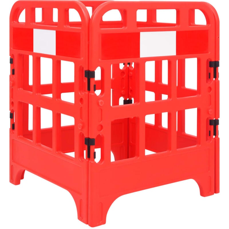 Vidaxl - Traffic Barriers 4 pcs Red 75x75x100 cm n/a
