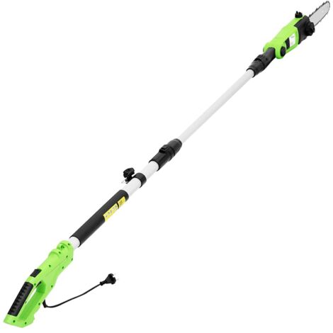 vidaXL Tronçonneuse électrique à perche télescopique 25 cm 710 W