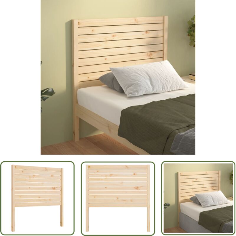 Tête de lit 96x4x100 cm Bois massif de pin Vidaxl