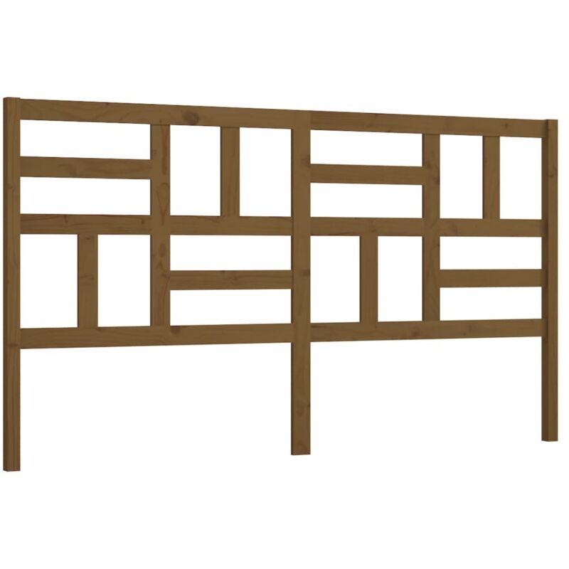 Vidaxl - Tête de lit Marron miel 206x4x104 cm Bois massif de pin