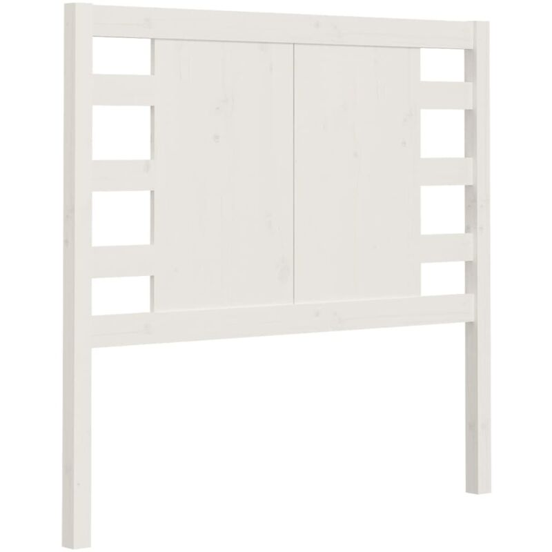 Vidaxl - Tête de lit Blanc 81x4x100 cm Bois massif de pin