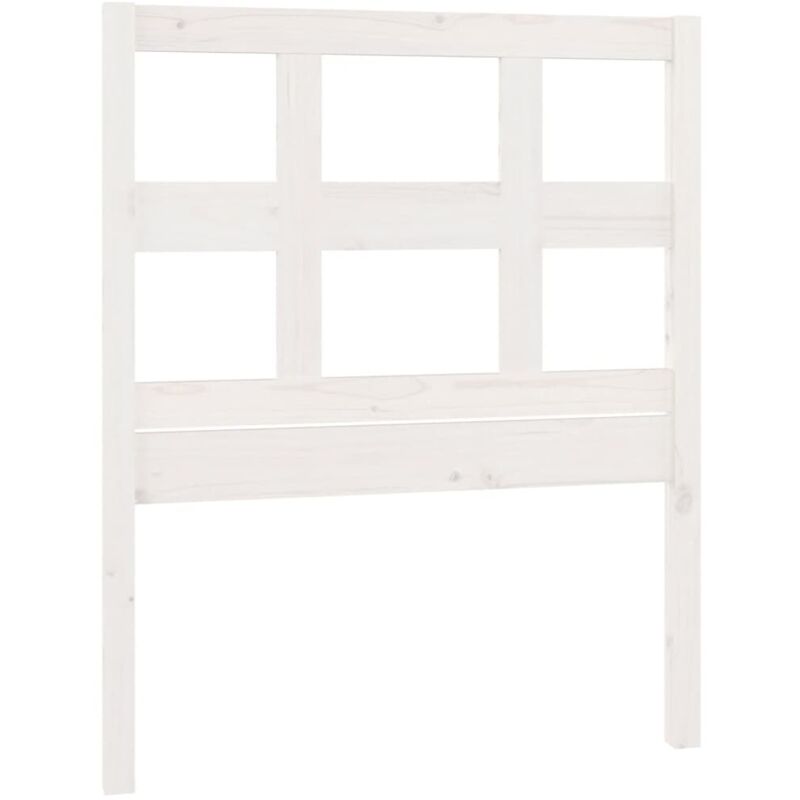 Vidaxl - Tête de lit Blanc 95,5x4x100 cm Bois massif de pin