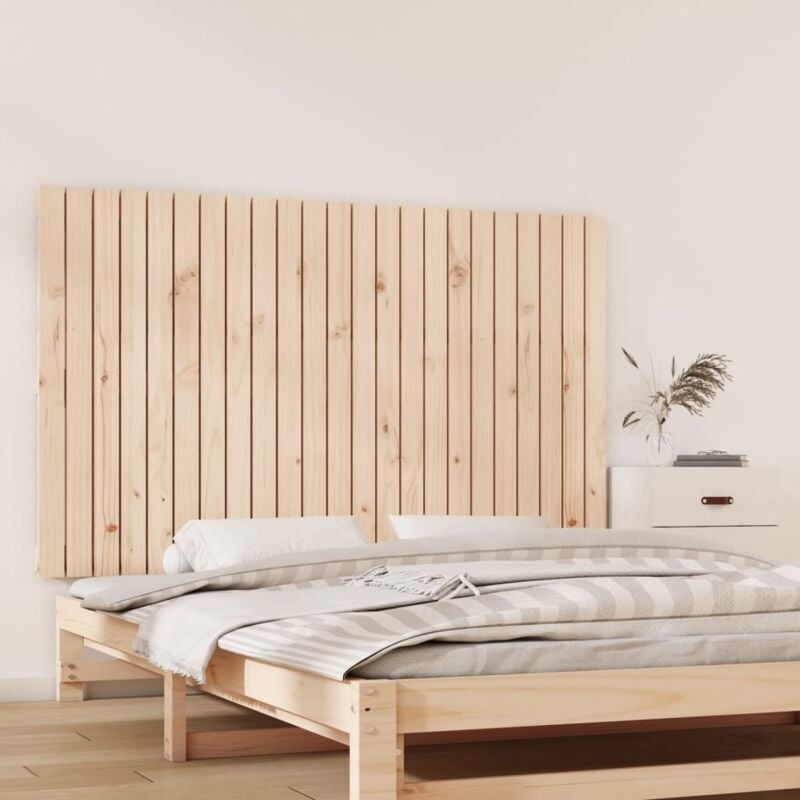 Vidaxl - Tête de lit murale 147x3x90 cm Bois massif de pin