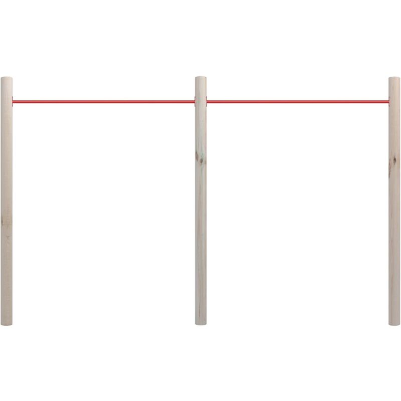 

vidaXL Tumbona de jardín 272x170 cm madera de pino impregnada y acero