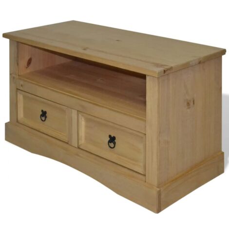 vidaXL TV Cabinet Mexican Pine Corona Range 91x43x56 cm