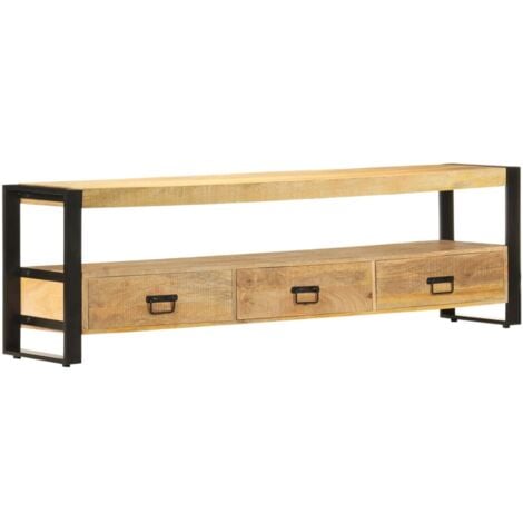 vidaXL TV-Schrank 150 x 30 x 45 cm Massivholz Mango