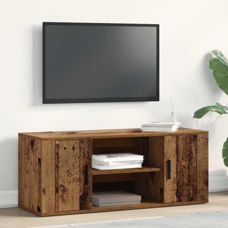 vidaXL TV-Schrank Alte Holzwirtschaft 100x35x40 cm Engineering Holz