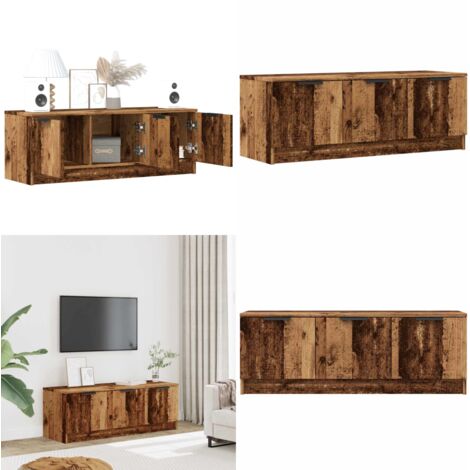 vidaXL TV-Schrank Altholz-Optik 102x35x36,5 cm Holzwerkstoff