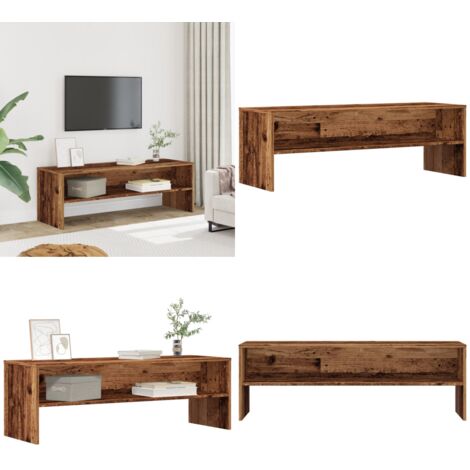 vidaXL TV-Schrank Altholz-Optik 120x40x40 cm Holzwerkstoff