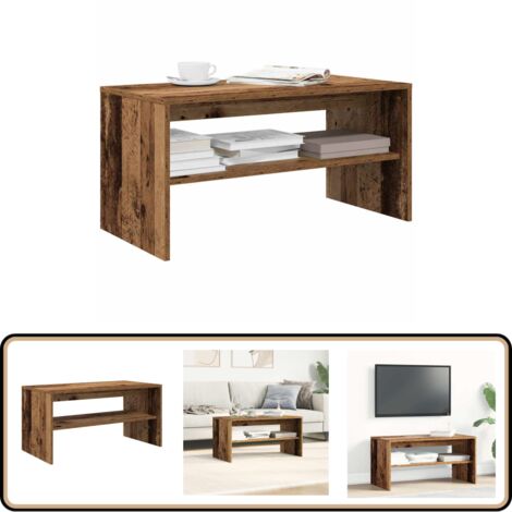 vidaXL TV-Schrank Altholz-Optik 80x40x40 cm Holzwerkstoff