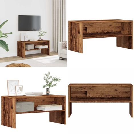 vidaXL TV-Schrank Altholz-Optik 80x40x40 cm Holzwerkstoff