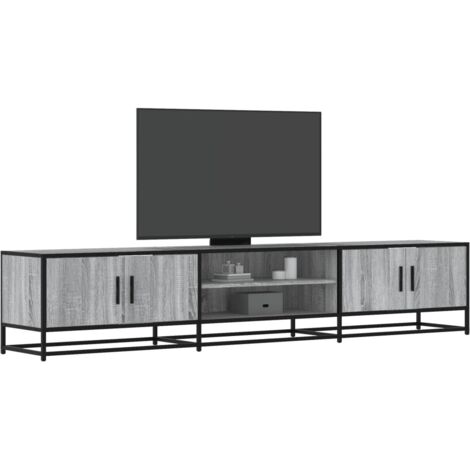 vidaXL TV-Schrank Grau Sonoma 210x35x41 cm Holzwerkstoff