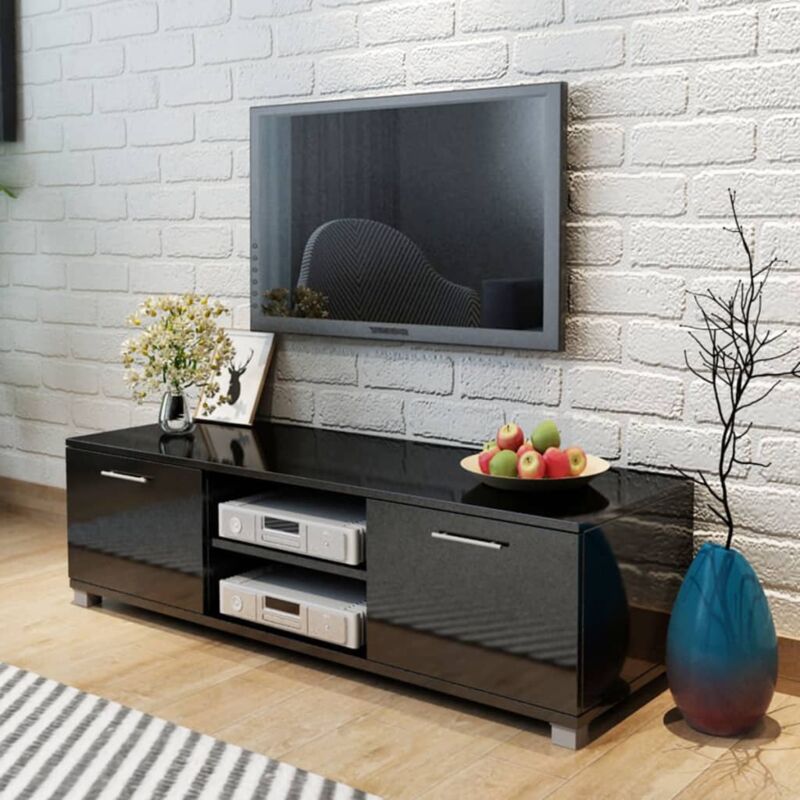 Tv-schrank Hochglanz-schwarz 120x40, 5x35 Cm - Vidaxl