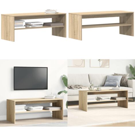 vidaXL TV-Schrank Sonoma-Eiche 100x40x40 cm Holzwerkstoff